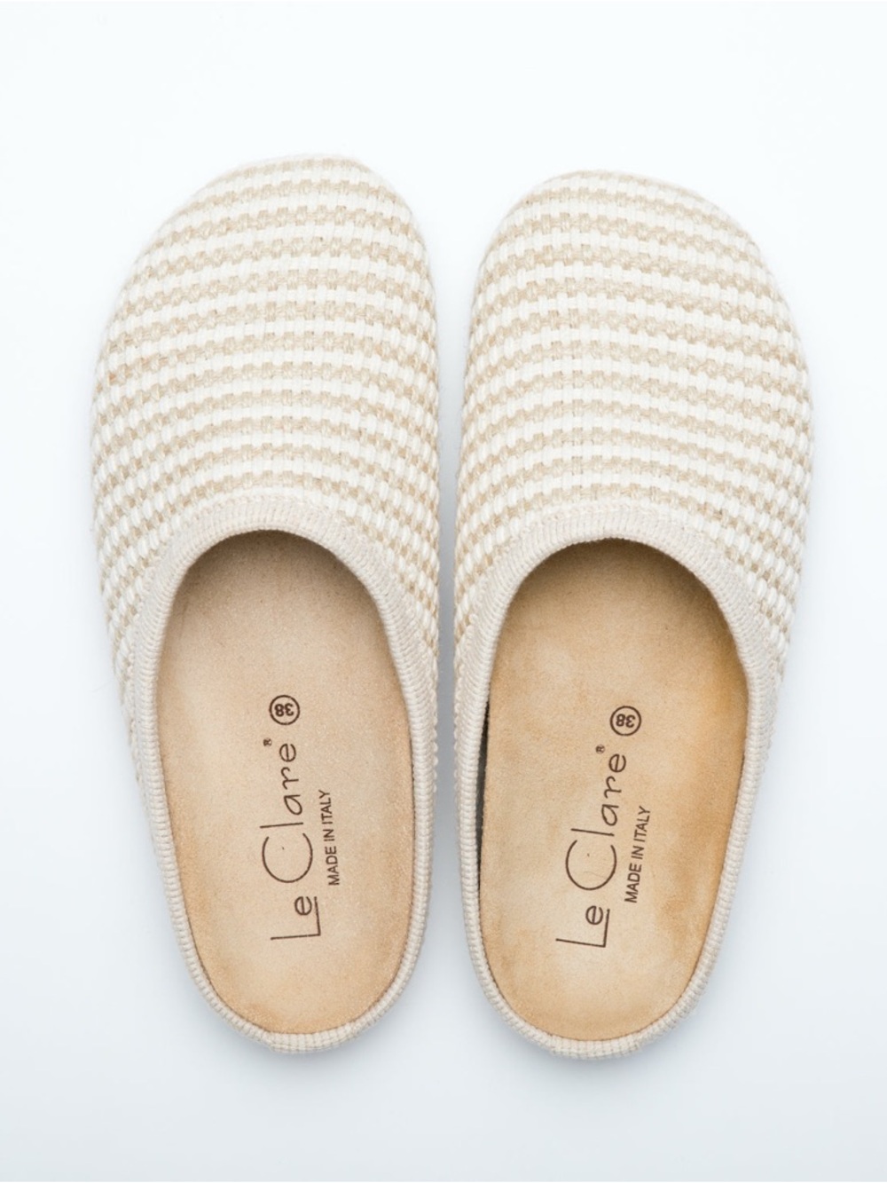 MAKE AN OFFER LE CLARE Nebraska Hemp Braided Clog Slip-On Shoes
